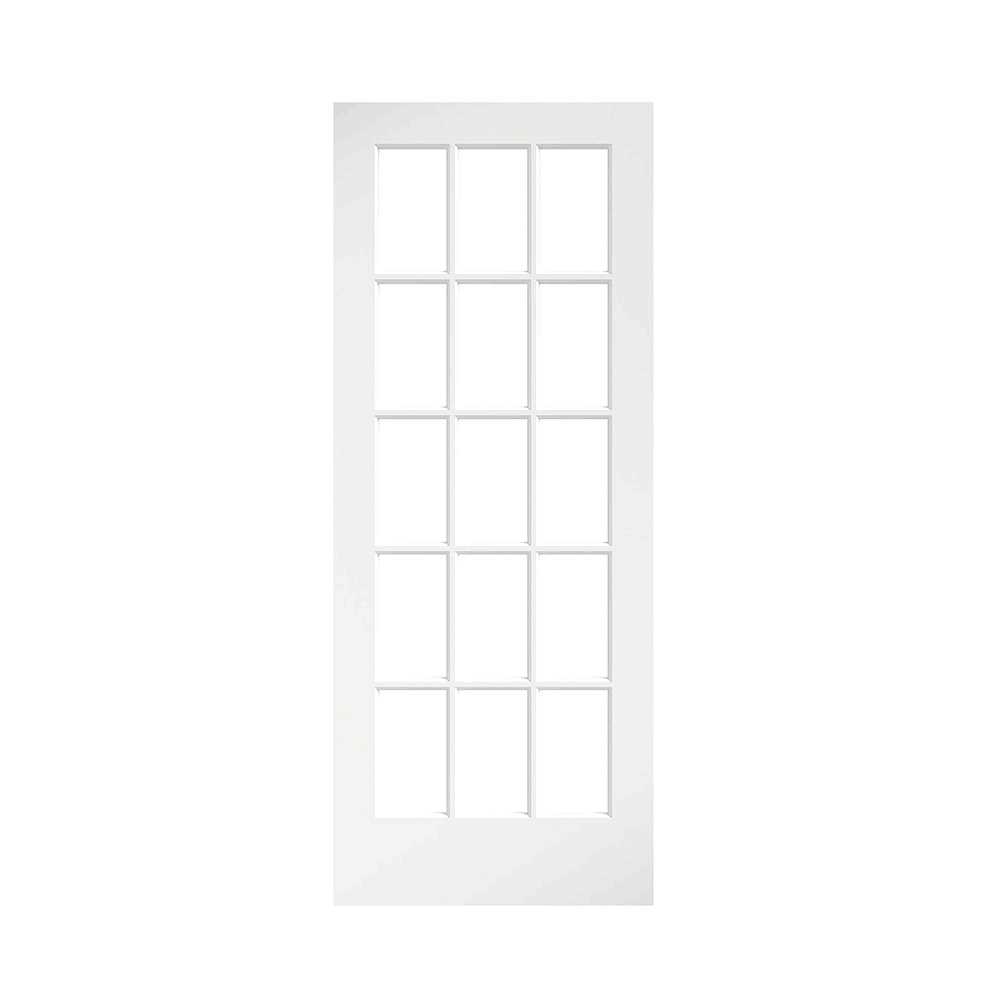 eightdoors 80 inch x 15-Lite French Clear Glass - Inhomebuy