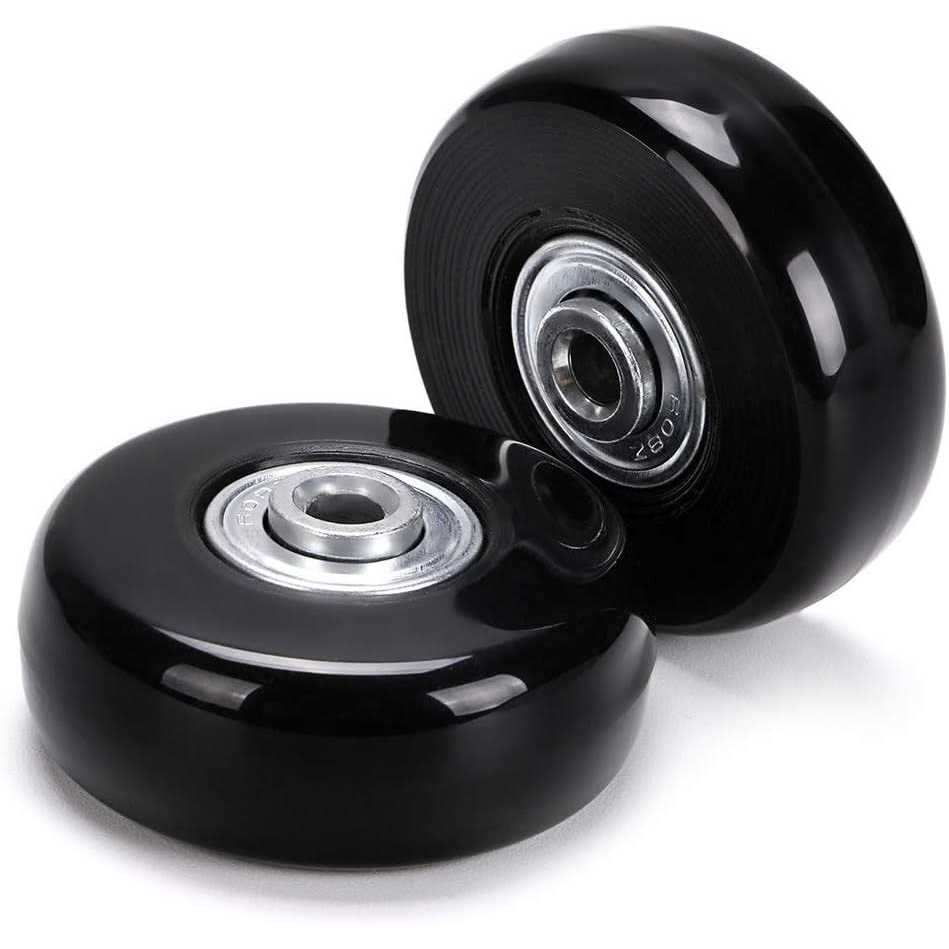OwnMy 18mm Luggage Suitcase Replacement Wheels Rubber Swivel Caster Wheels Bearings Repair Kits - Inhomebuy