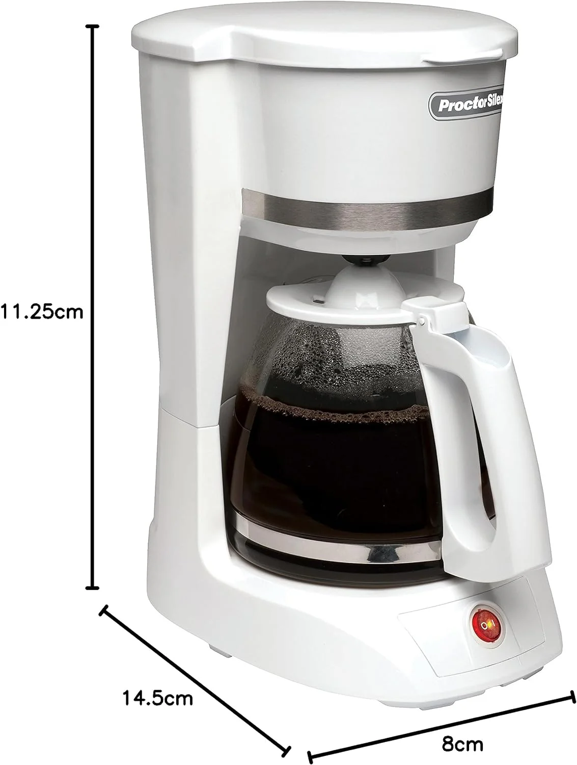 Proctor-Silex Coffee Maker 12-cup, white | 43801 - Inhomebuy