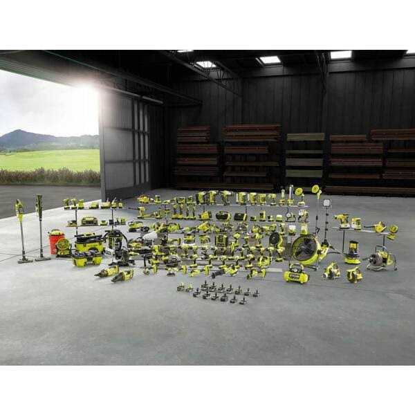 RYOBI ONE+ 18V Lithium-Ion 4.0 Ah Compact Battery and Charger Kit with FREE Brushless ONE+ HP - Inhomebuy