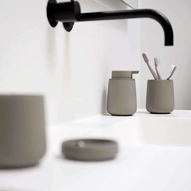 Toothbrush Mug Nova One Taupe - Inhomebuy