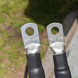 End Game 2 Awg Gauge Marine Grade Battery Cables Fully Assembled With Heavy Duty Tinned Lugs - Inhomebuy