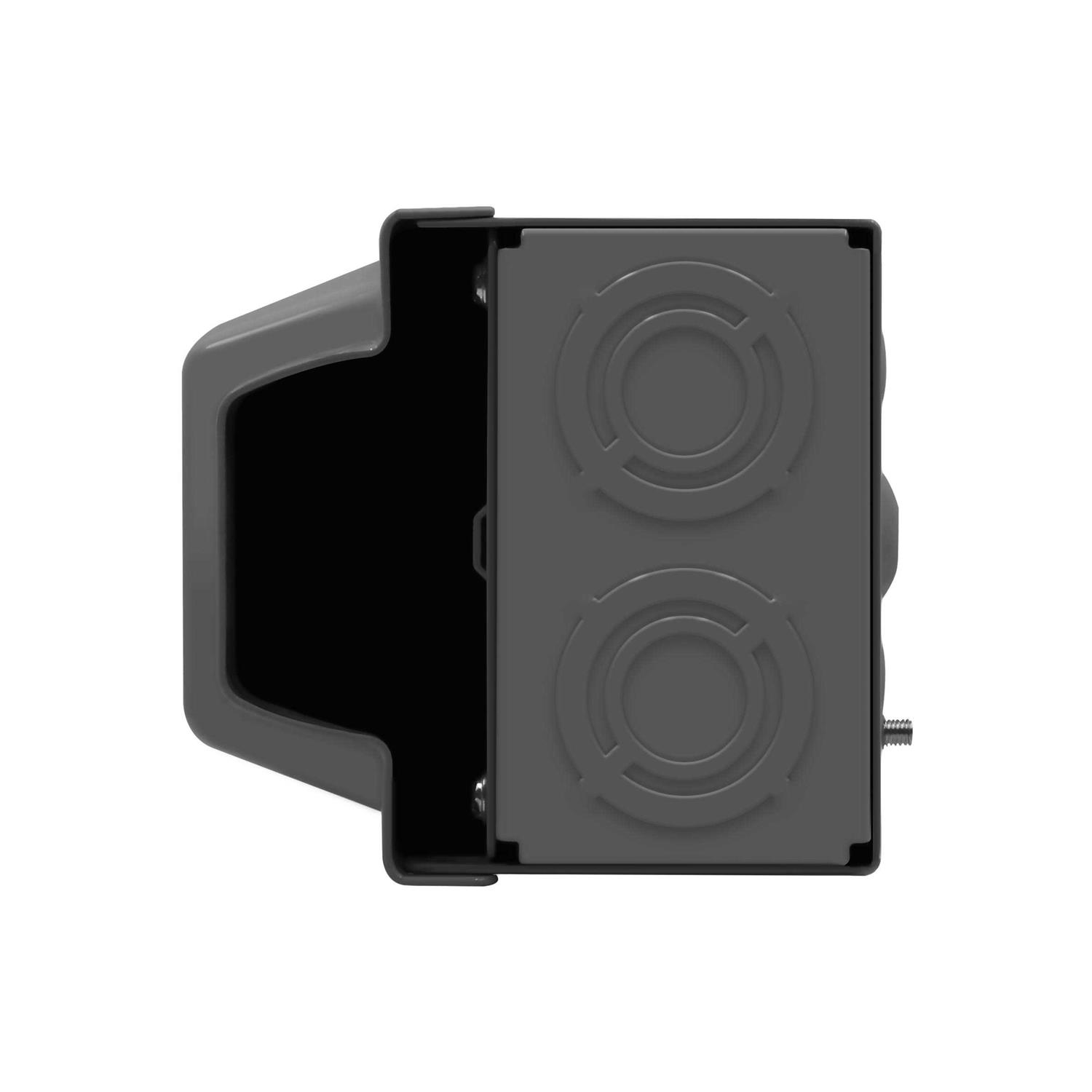 Enerlites 4” Diameter Round Weatherproof Outlet Box with Five 3/4-in Threaded Outlets - Inhomebuy