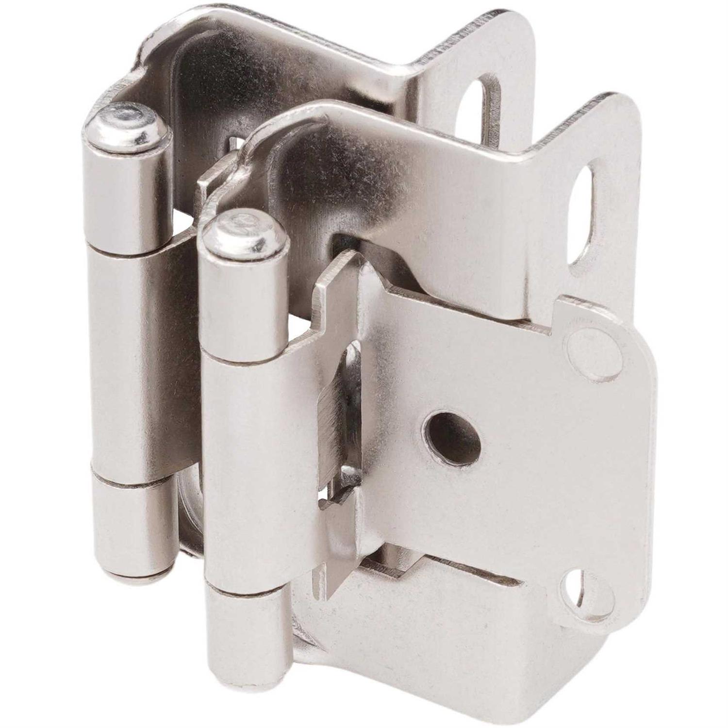 DecoBasics 1/2 Overlay Partial Wrap Semi Wrap Self Closing Cabinet Hinges - Inhomebuy