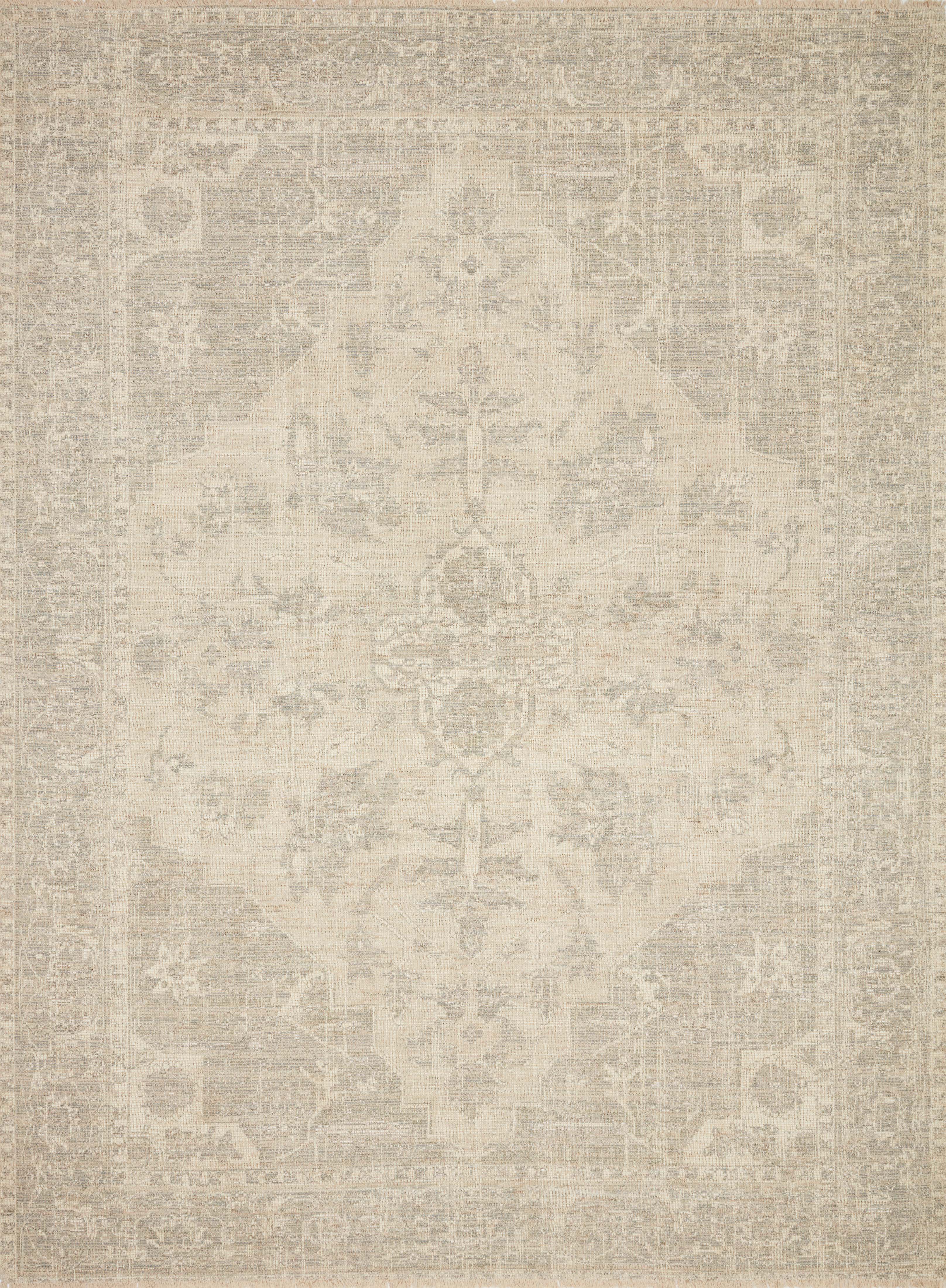 Loloi Rugs Priya Collection Rug in Ivory, Grey - 7'9