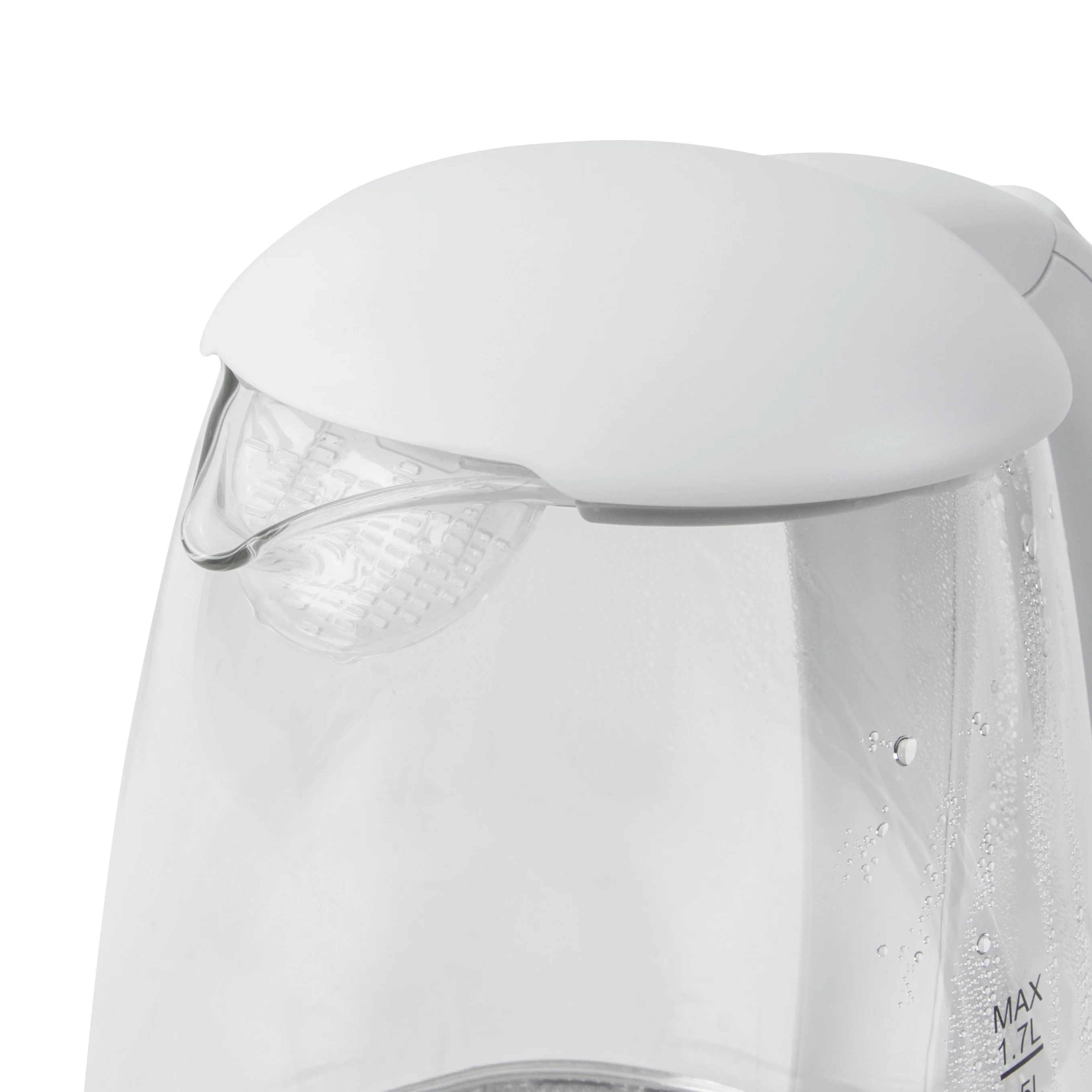 HomeCraft 1.7L Electric One-Touch Control Glass Kettle - Inhomebuy