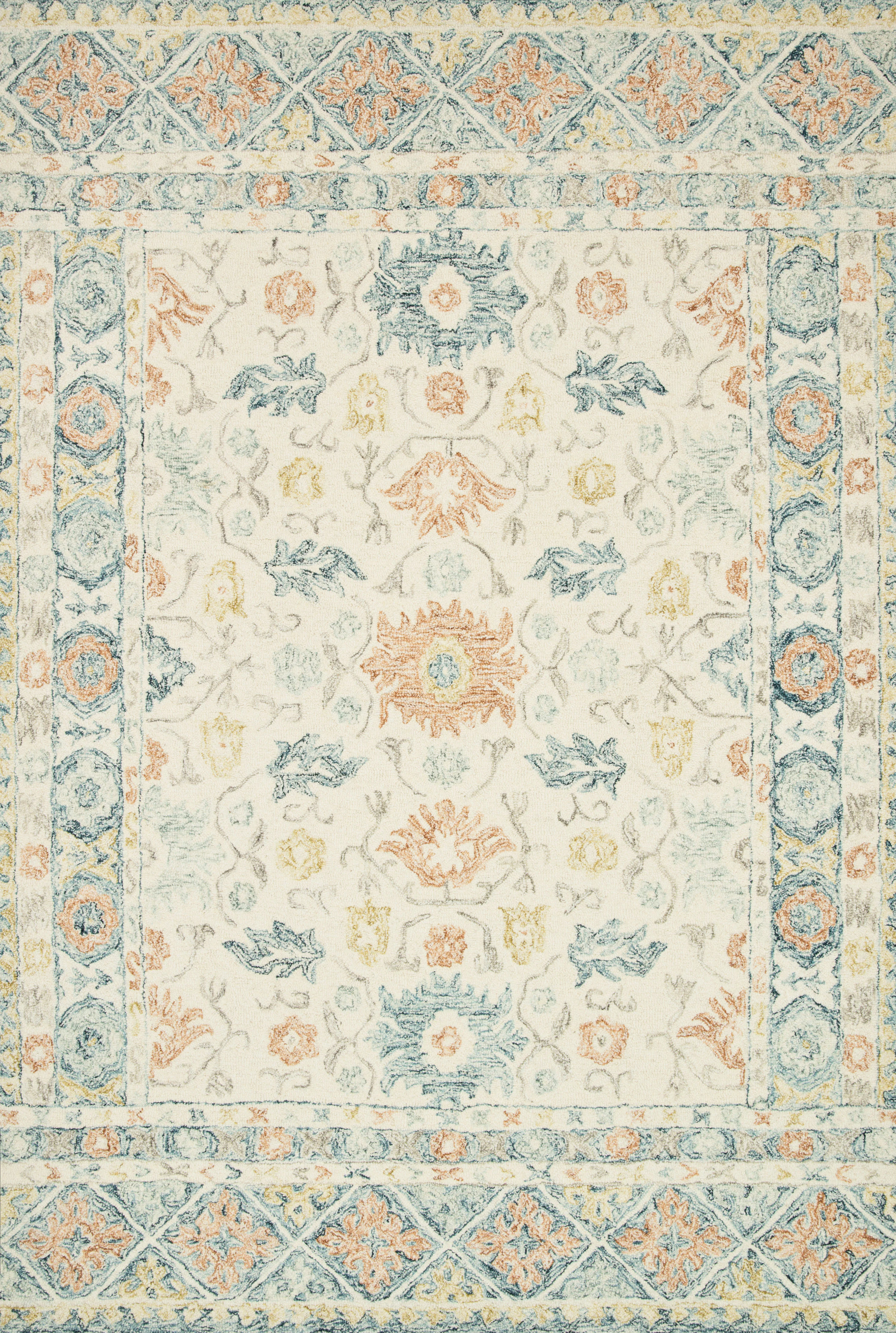 Loloi Rugs Norabel Collection Rug in Ivory, Multi - 9'3
