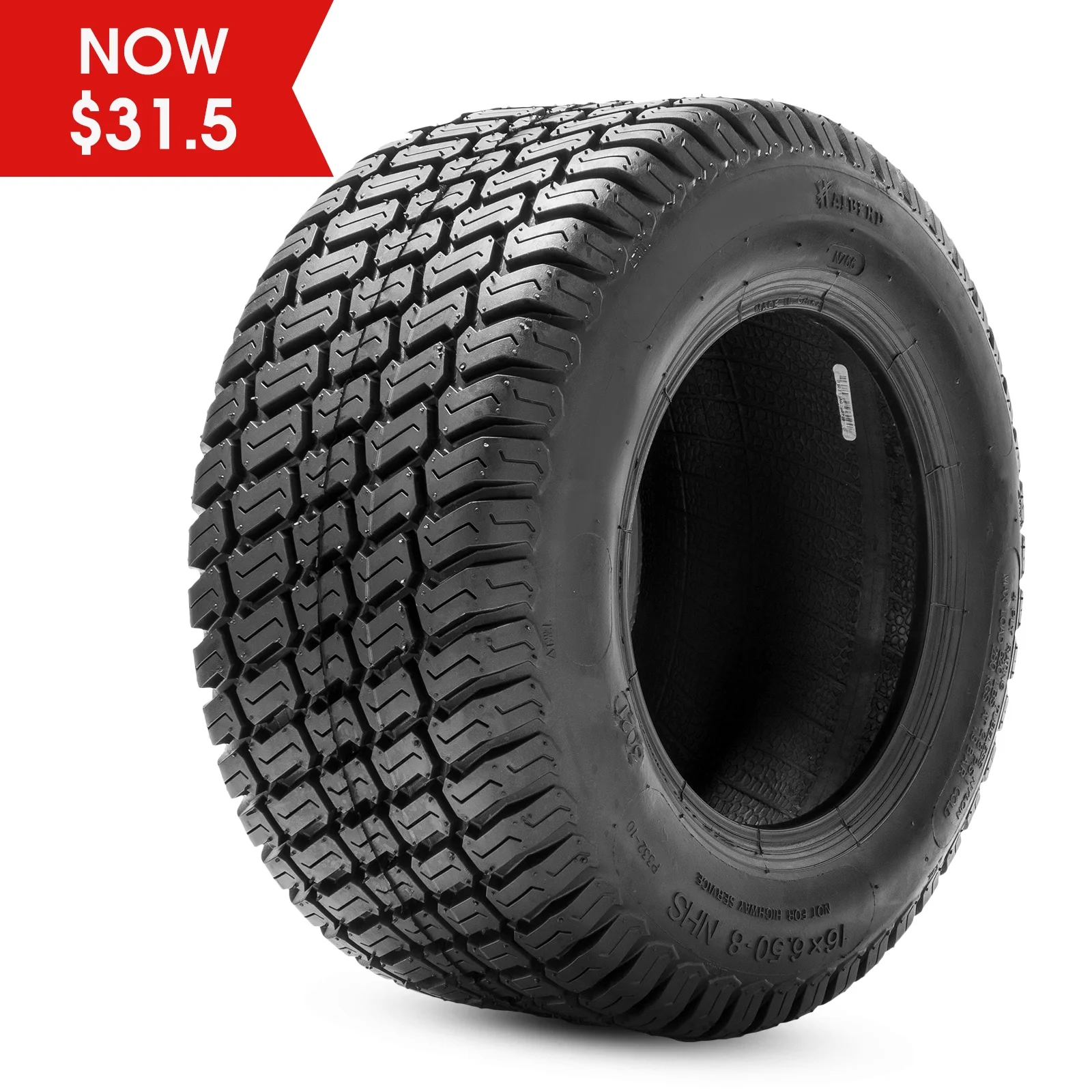 16x6.50-8 Lawn Mower Turf Tires 4Ply 16x6.50x8 Garden Tractor Tubeless - Inhomebuy