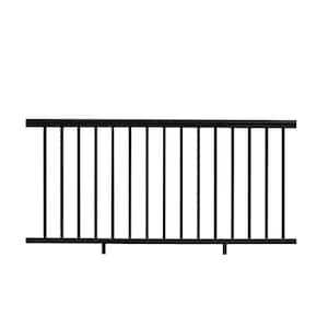 NewTechWood Ultrashield Hemispheres 36 in. x 3 in. x 6 ft Composite Railing Kit - Inhomebuy