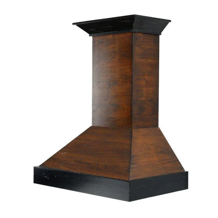 ZLINE 48 in. Designer Wooden Wall Mount Range Hood in Antigua and Walnut, KBAR-48 - Inhomebuy