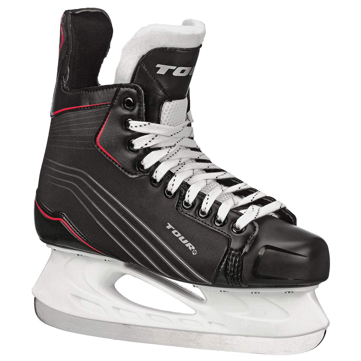 Tour Unisex TR-750 Ice Hockey Skate, Adult, Black, 7 - Inhomebuy