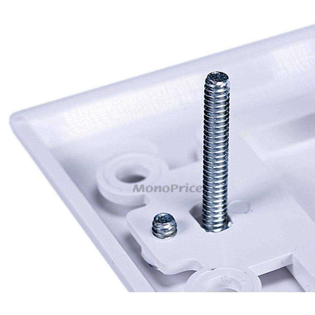 Monoprice 1-Gang Brush Wall Plate 21629 - Inhomebuy