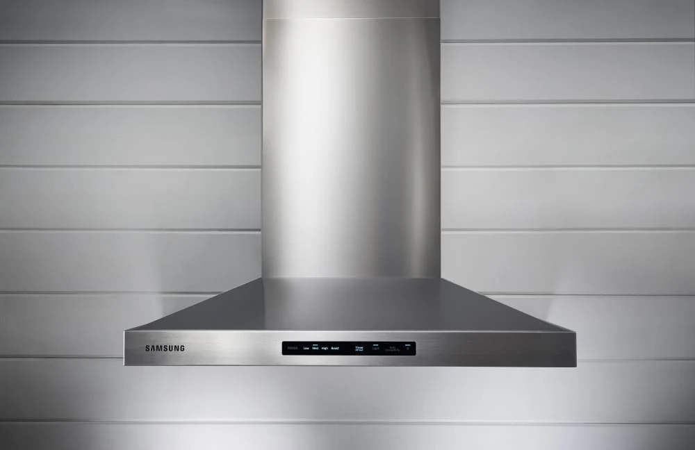 SAMSUNG 36 Inch Smart Wall Mount Chimney Range Hood with Wi-Fi and Bluetooth Connectivity - NK36K7000WS - Inhomebuy
