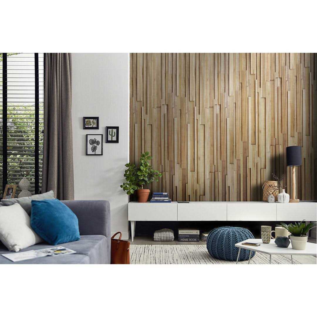 WALL!SUPPLY 0.98 in. x 3.94 in. x Teak - Inhomebuy