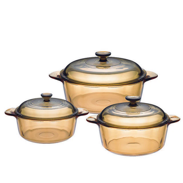 Visions Glass Versa Pot Set |VS332| 6-pieces - Inhomebuy