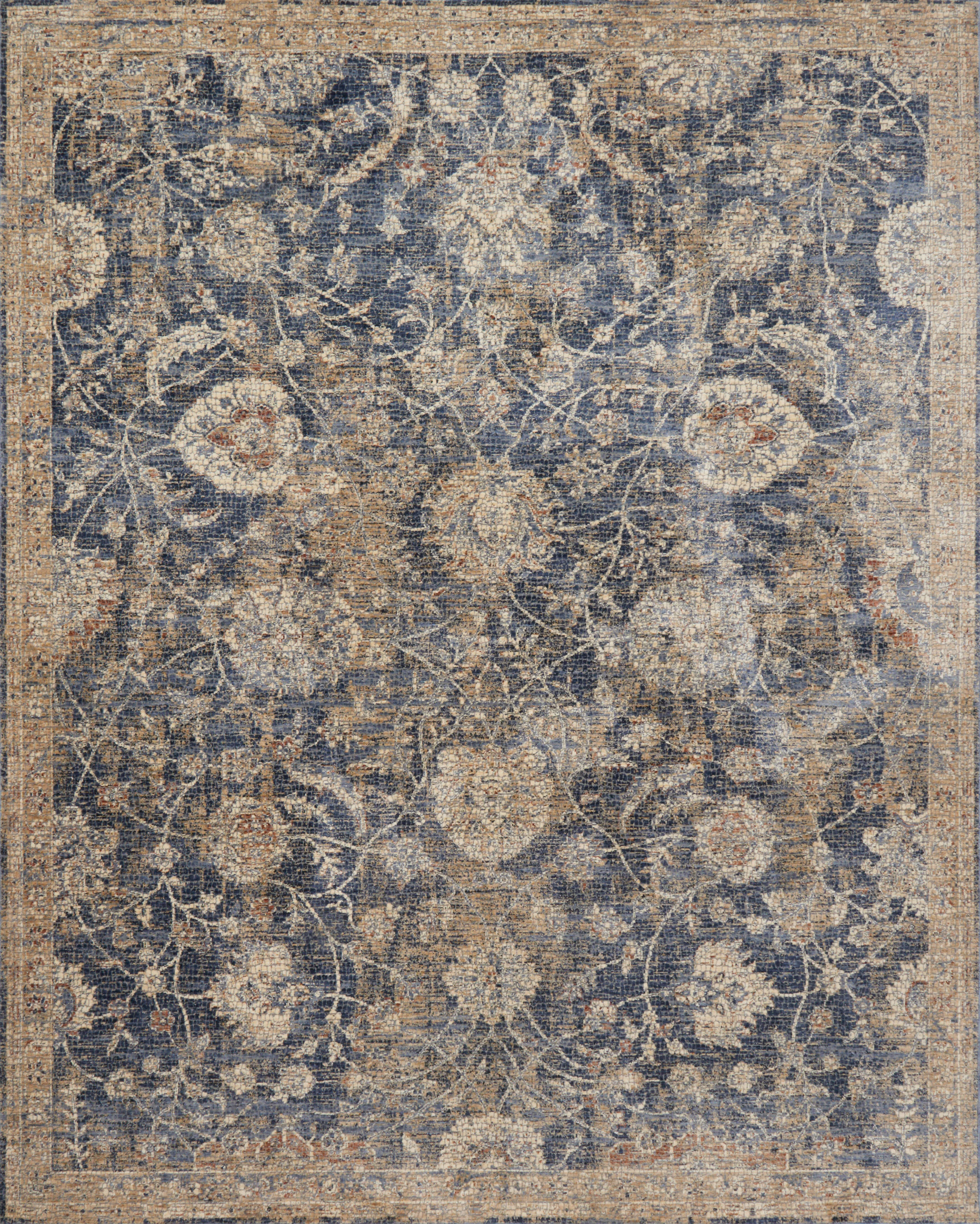 Loloi Rugs Porcia Collection Rug in Blue, Beige - 12'0