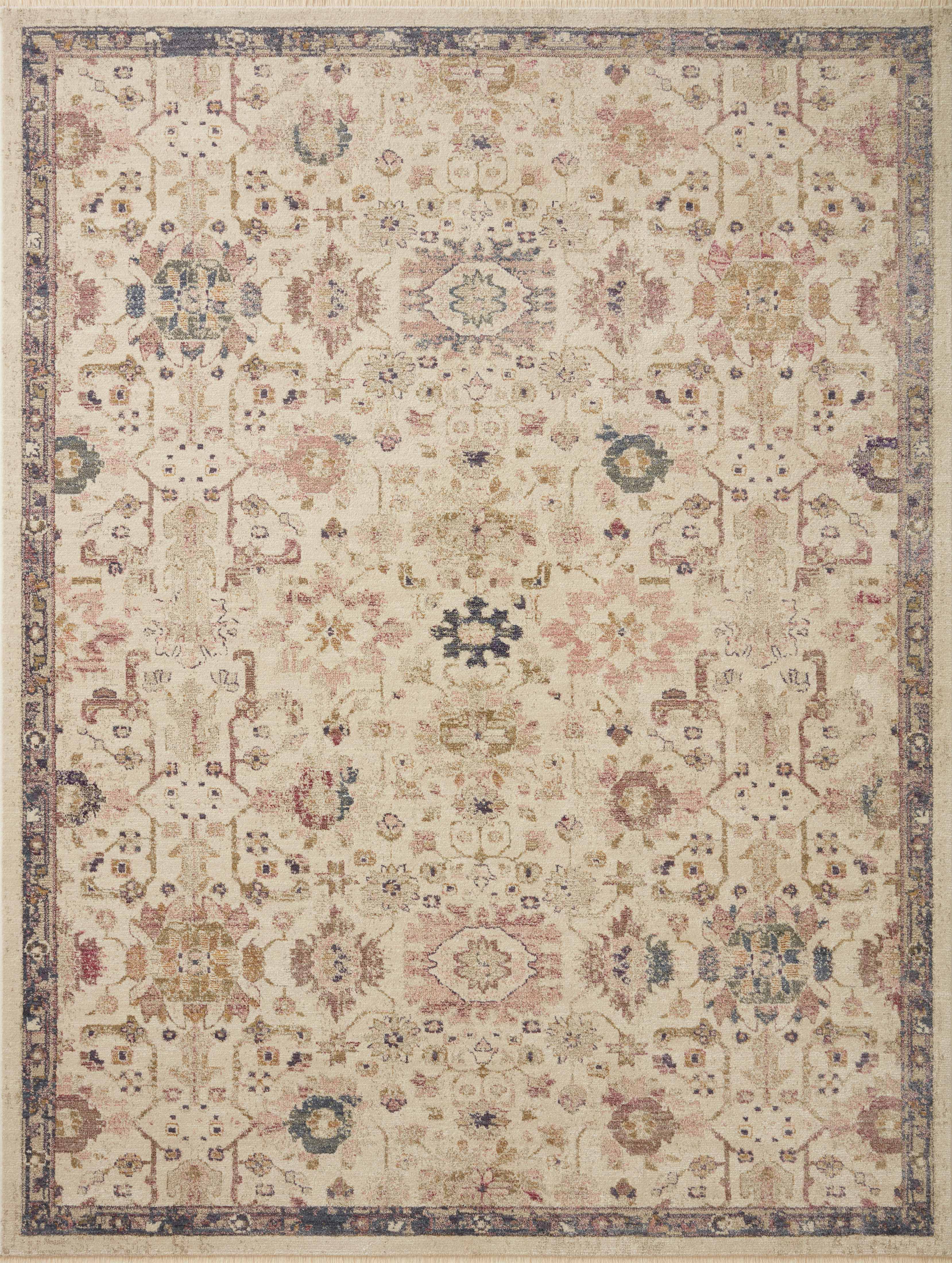 Loloi Rugs Giada Collection Rug in Ivory, Multi - 6'3