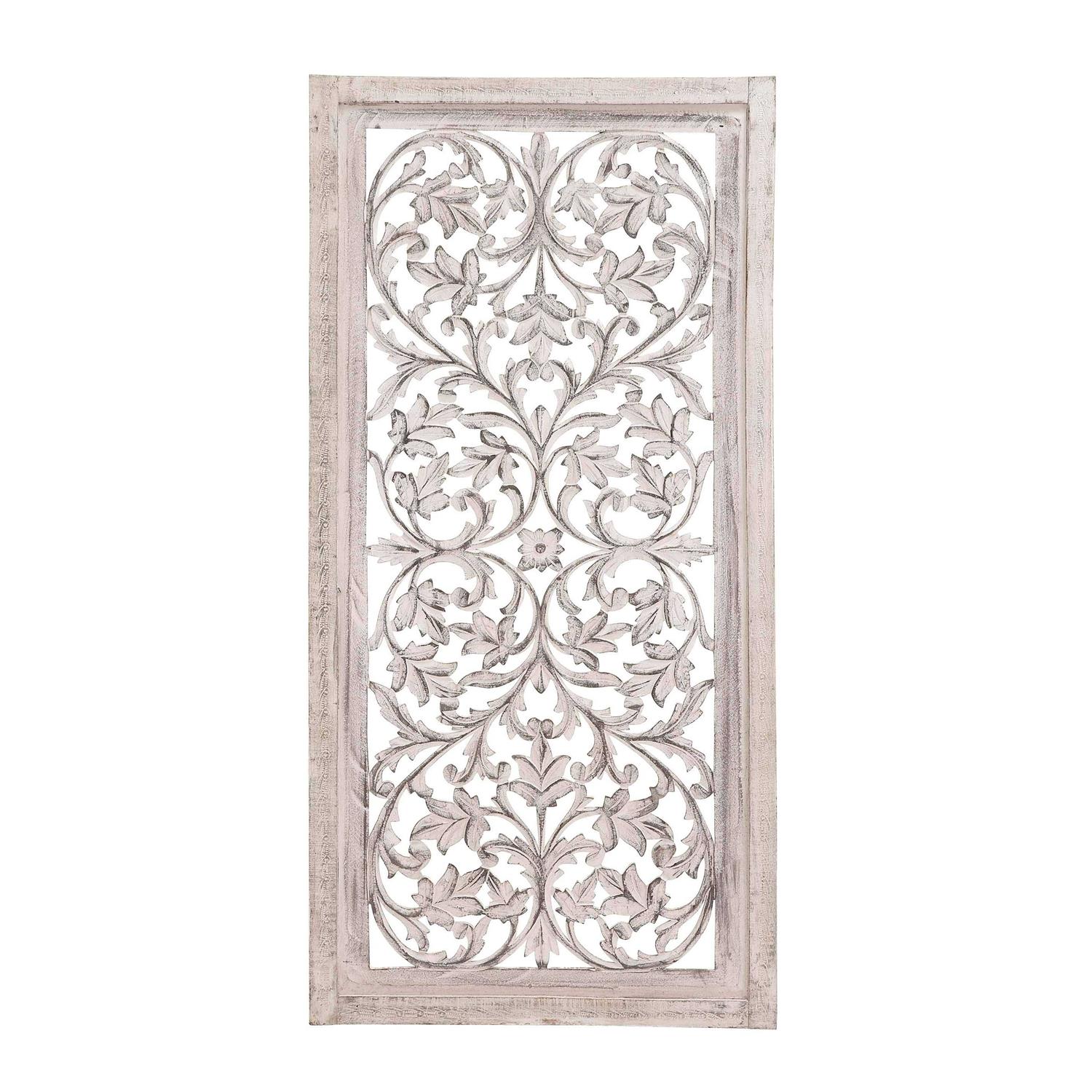 DecMode Farmhouse Iron and Wood Barn Doors - Inhomebuy