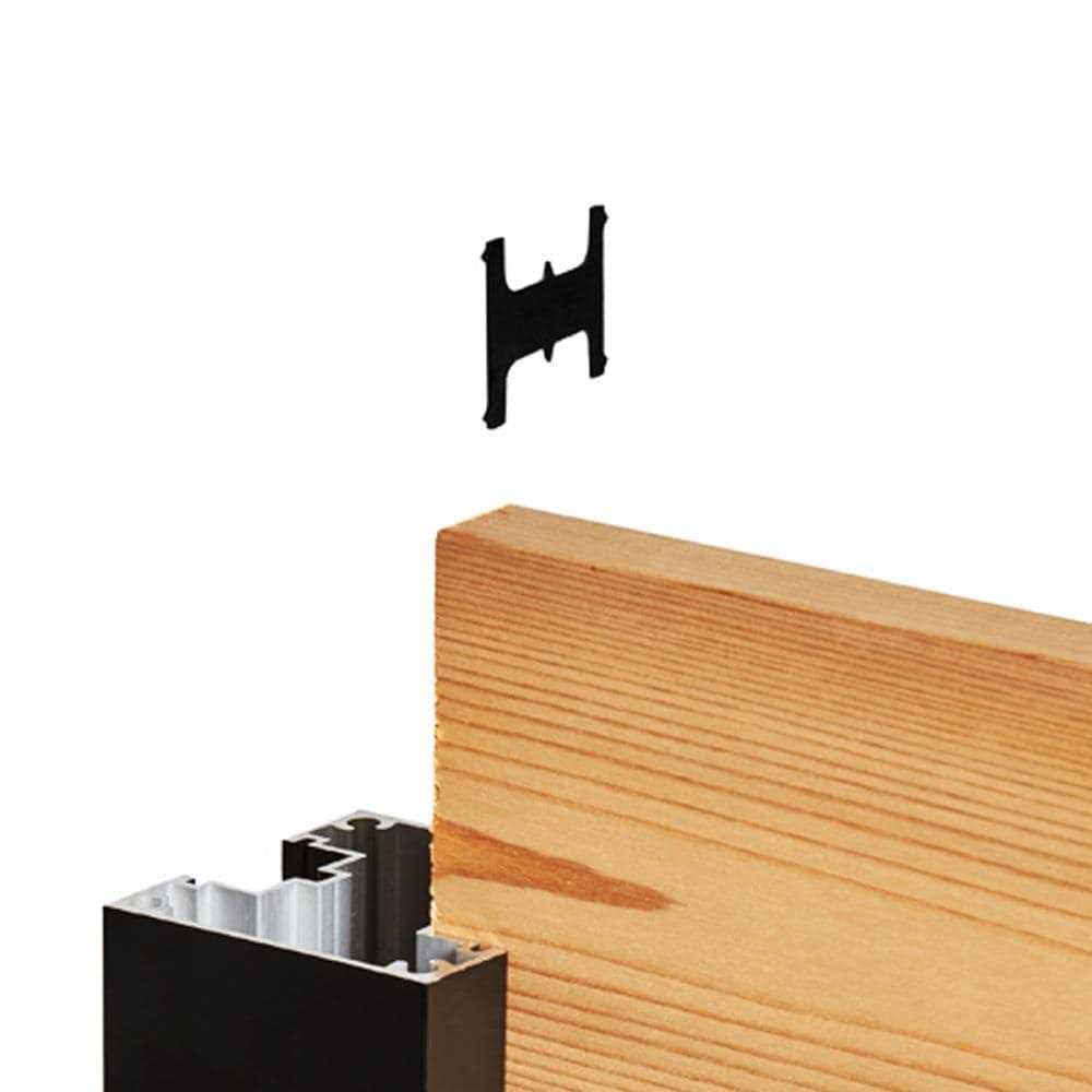 HOFT Solutions HOFT 3-in W x 73.5-in H Black Aluminum Outdoor Privacy Screen - Inhomebuy