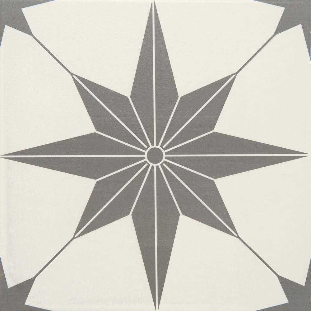 Daltile Matte Black 4-1/4 in. x 4-1/4 in. Ceramic Wall Tile - Inhomebuy