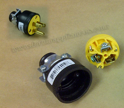 Replacement Plug Socket: 3-Pole, 3-Wire, with ground - Inhomebuy