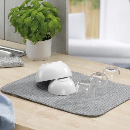 Draining Mat Rapida Grey - 50x38 - Inhomebuy