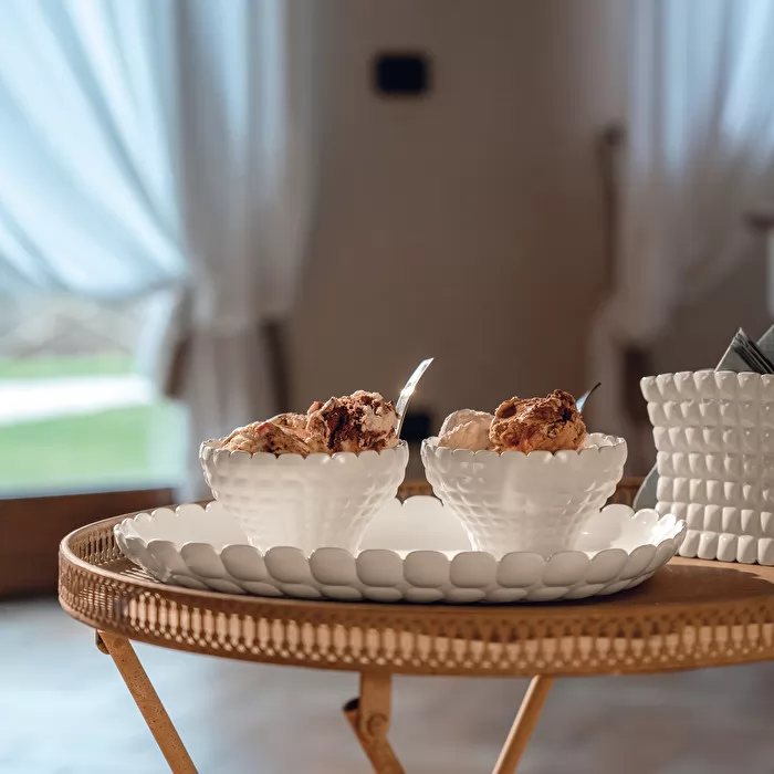 M Tray Milk White 'Tiffany' - Inhomebuy