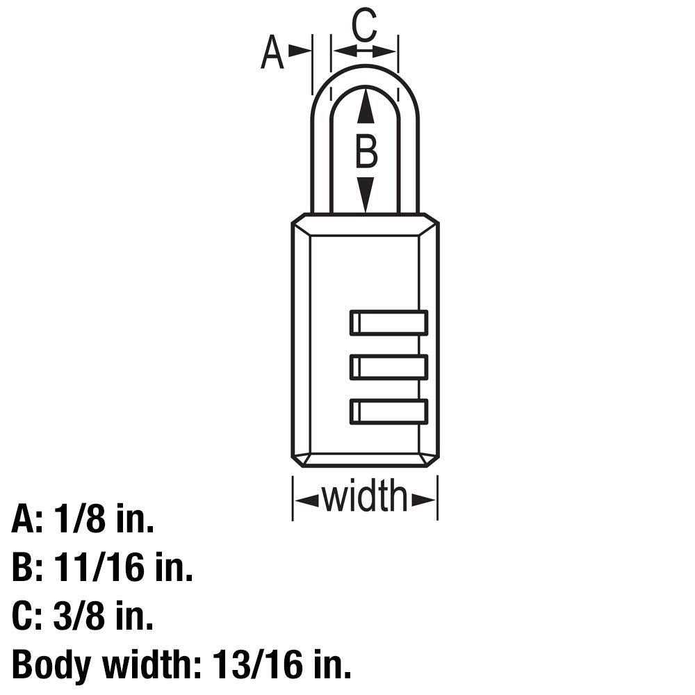 Master Lock 646T Combination - Inhomebuy