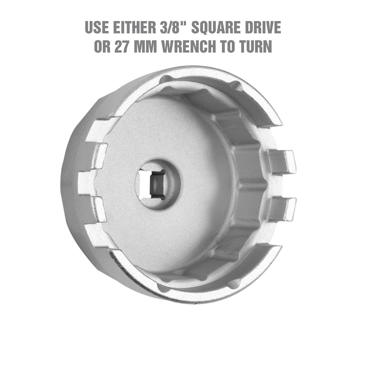 OEMTOOLS 87130 64mm Oil Filter Wrench With 14 Flutes Toyota Lexus - Inhomebuy