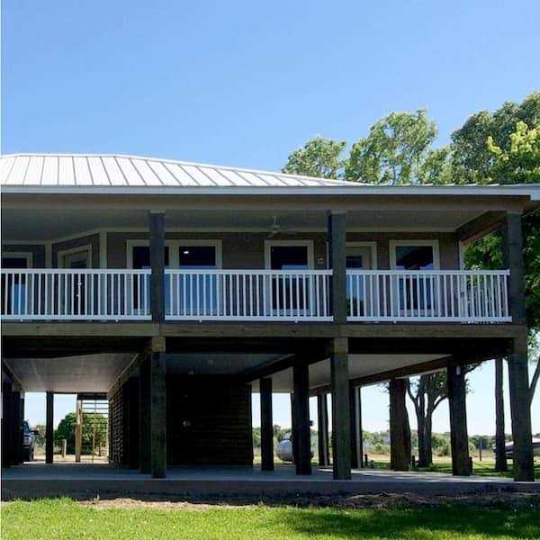 Weatherables 3.5 ft. H x White Vinyl Railing Kit - Inhomebuy