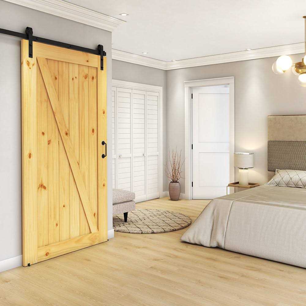 EightDoors 80-in White Finished Louver Solid Core Prefinished Pine Wood Slab Door - Inhomebuy