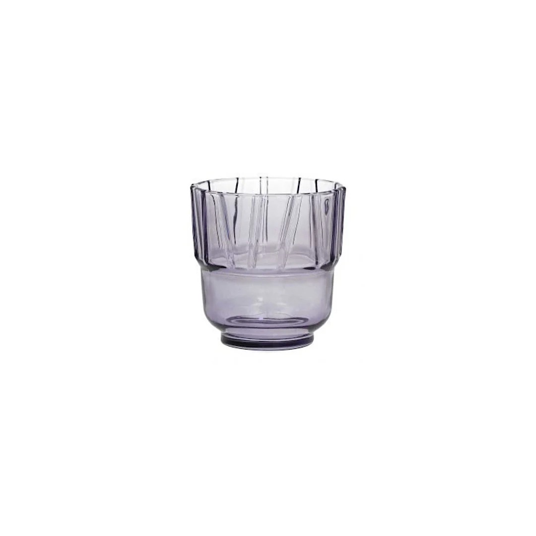 Bamboo Line Stackable Glass Set of 6pcs cc 245 Oliva - Inhomebuy