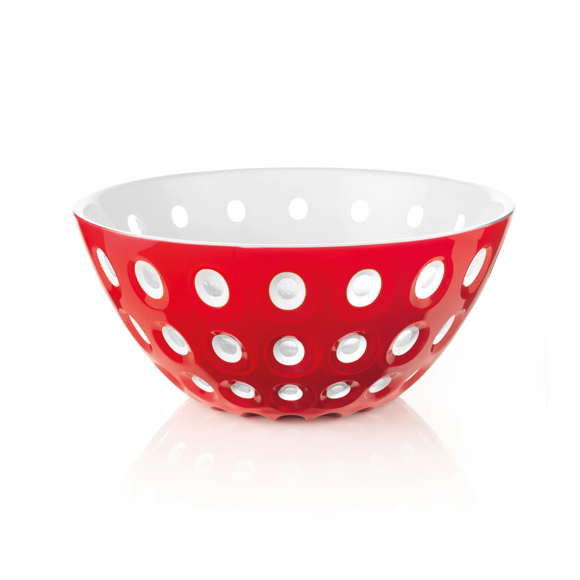 Bowl 20cm Le Murrine Red/White/Transparent Red - Inhomebuy