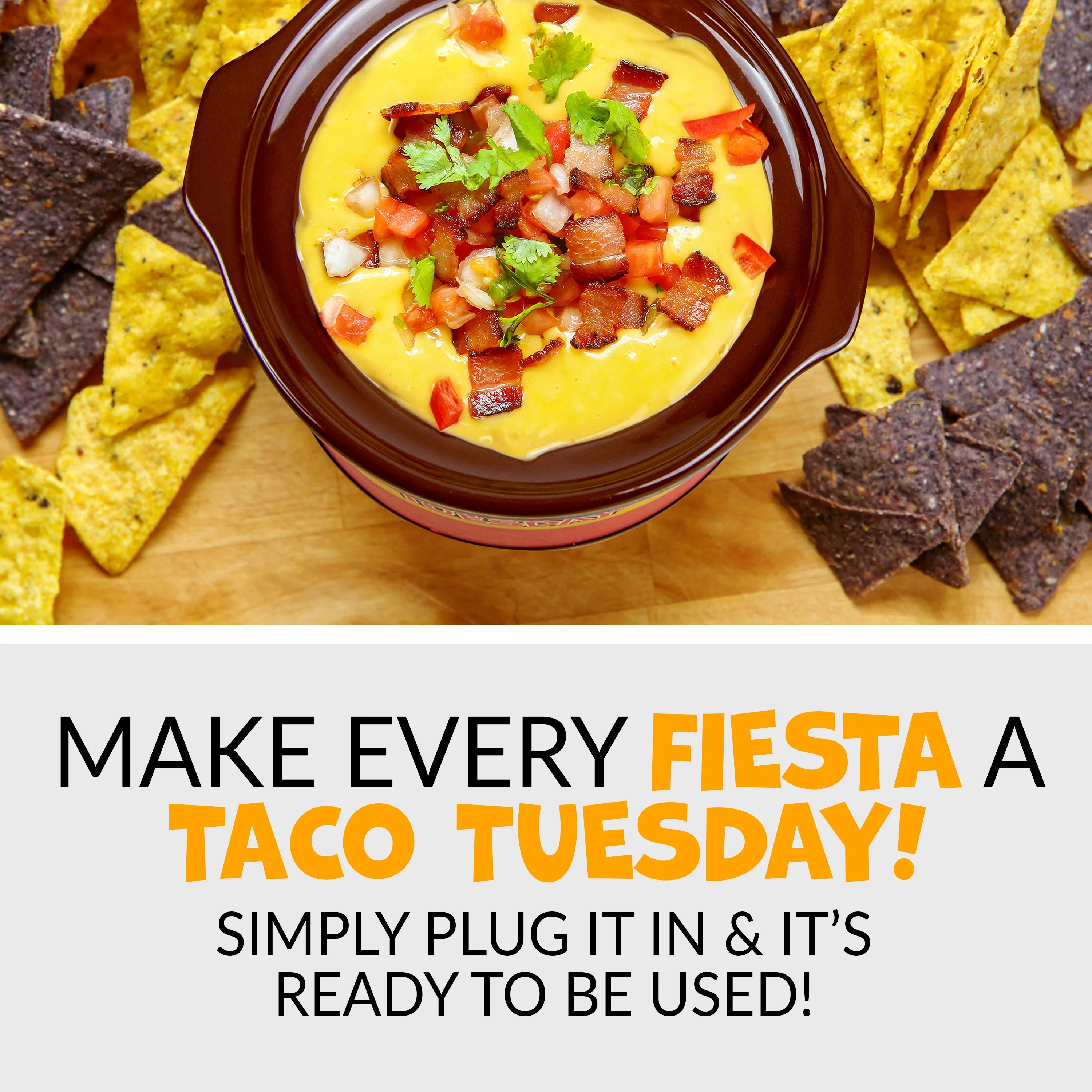 Taco Tuesday Two 0.65-Quart Mini Fiesta Dippers - Inhomebuy