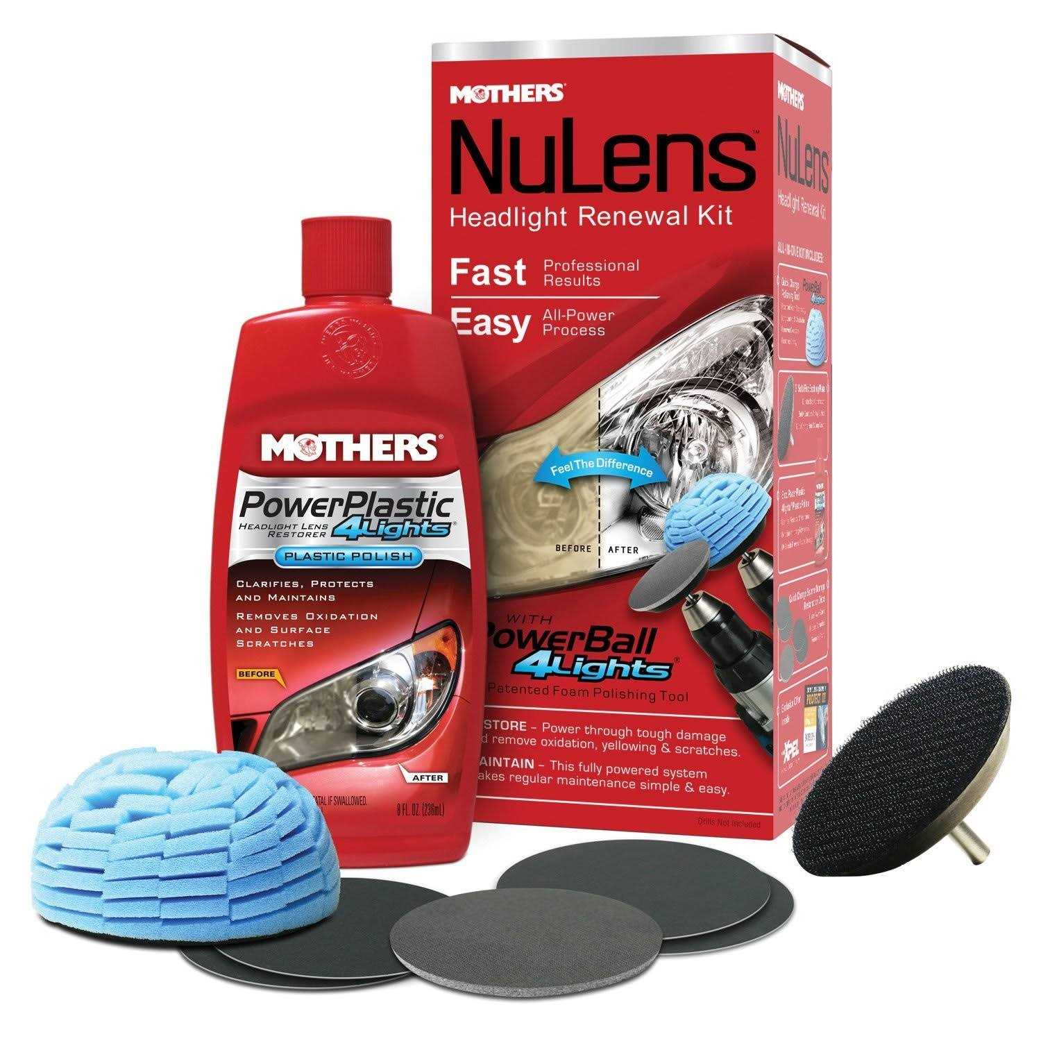 Mothers Nulens Headlight Renewal Kit 07251 - Inhomebuy