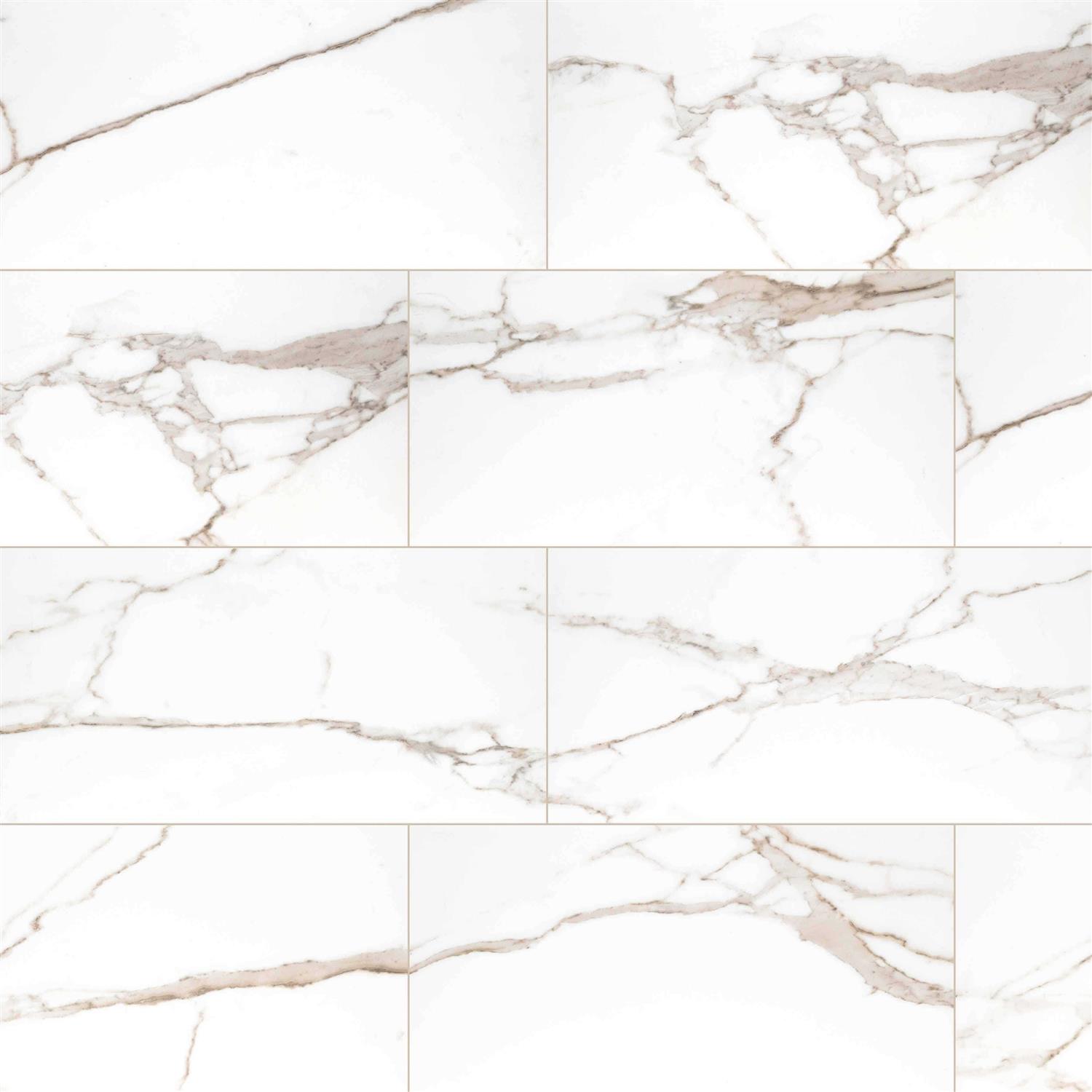 MSI Savoy Crema 24 in. x 48 in. Polished Porcelain Floor and Wall Tile - Inhomebuy