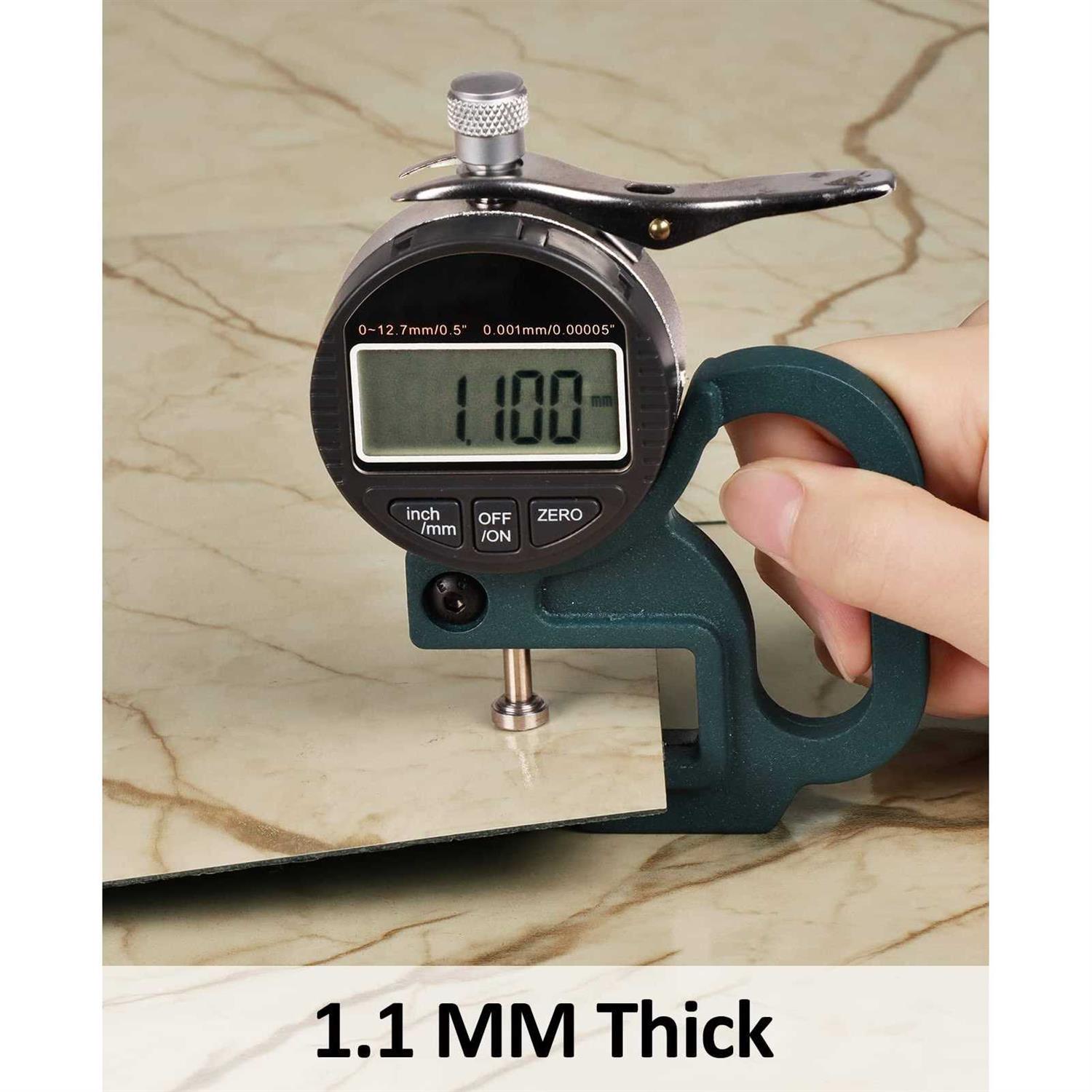 WESTICK Peel and Stick Floor Tile Grey Marble Vinyl Flooring Self Adhesive Waterproof Tile Removable Tile - Inhomebuy