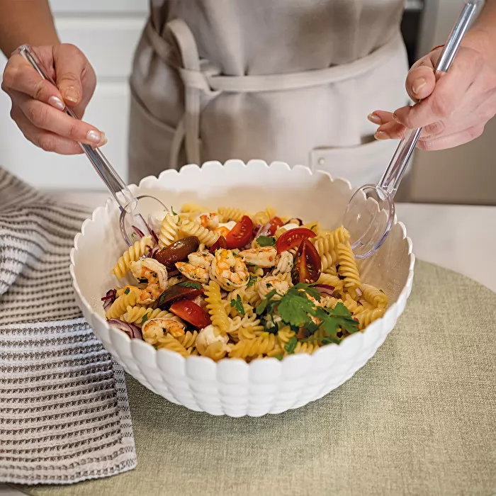 Salad Servers Clear - Inhomebuy