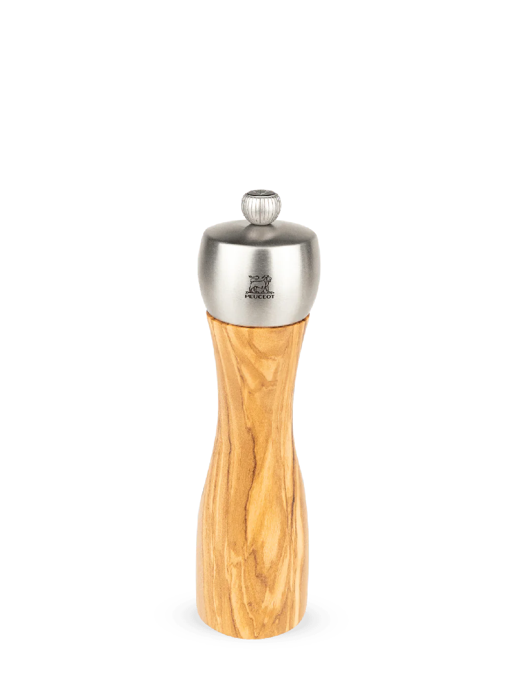 Peugeot Fidji Pepper Mill in Olive Wood 20 cm - 8in - Inhomebuy