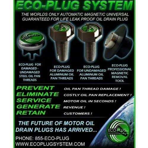 Eco-Plug Oil Drain Plug Aluminum Oil Tapered Drain - Inhomebuy