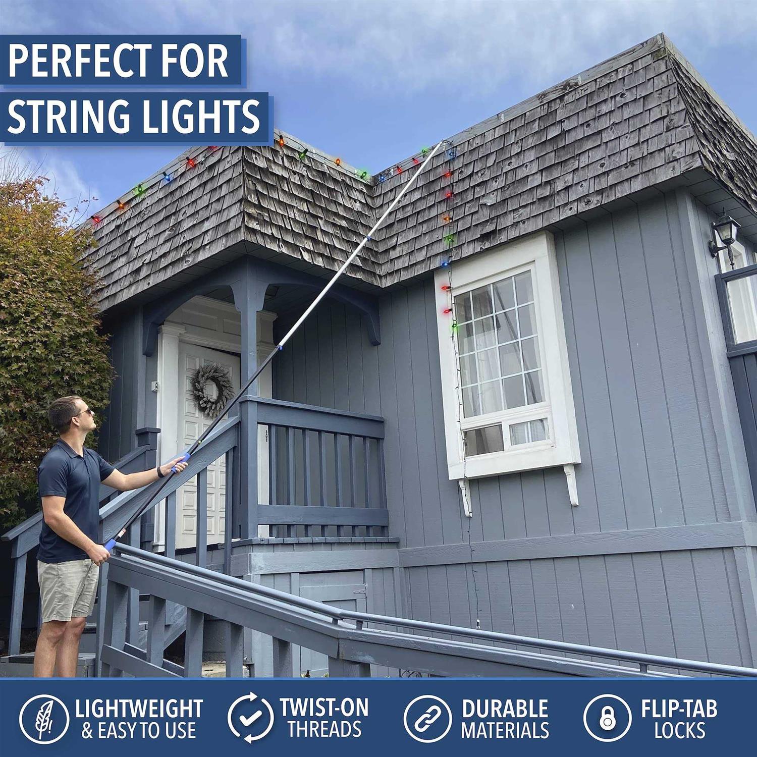 Eversprout Utility Hook with Extension Pole - Inhomebuy