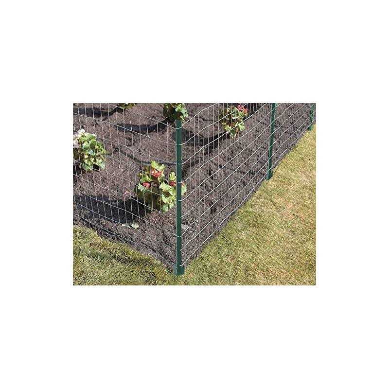 Vasgor Sturdy Duty Metal Fence Post Garden U Post for Fencing - Inhomebuy