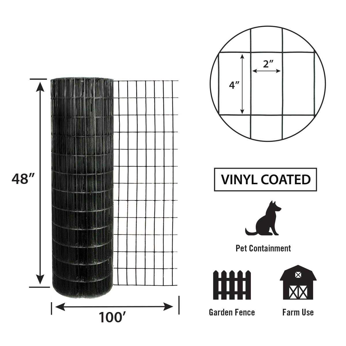 Garden Craft Galvanized Poultry Netting 48 x 25 - Inhomebuy