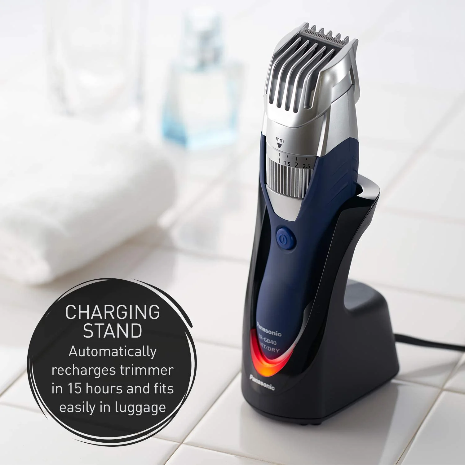 Panasonic Cordless MILANO Hair/ Beard Trimmer | ER-GB40S - Inhomebuy