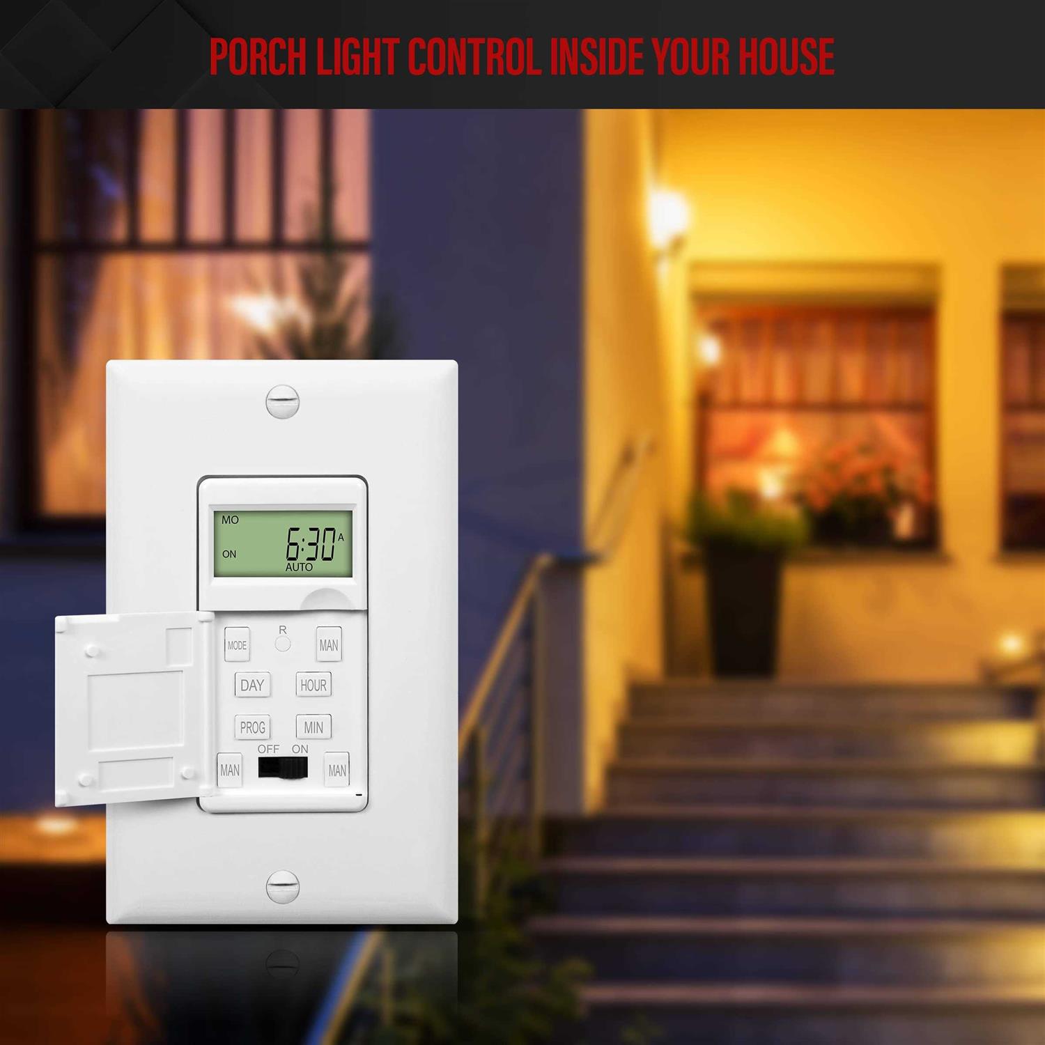 Enerlites Plastic Decorator/GFCI Wall Plate 8831-W - Inhomebuy