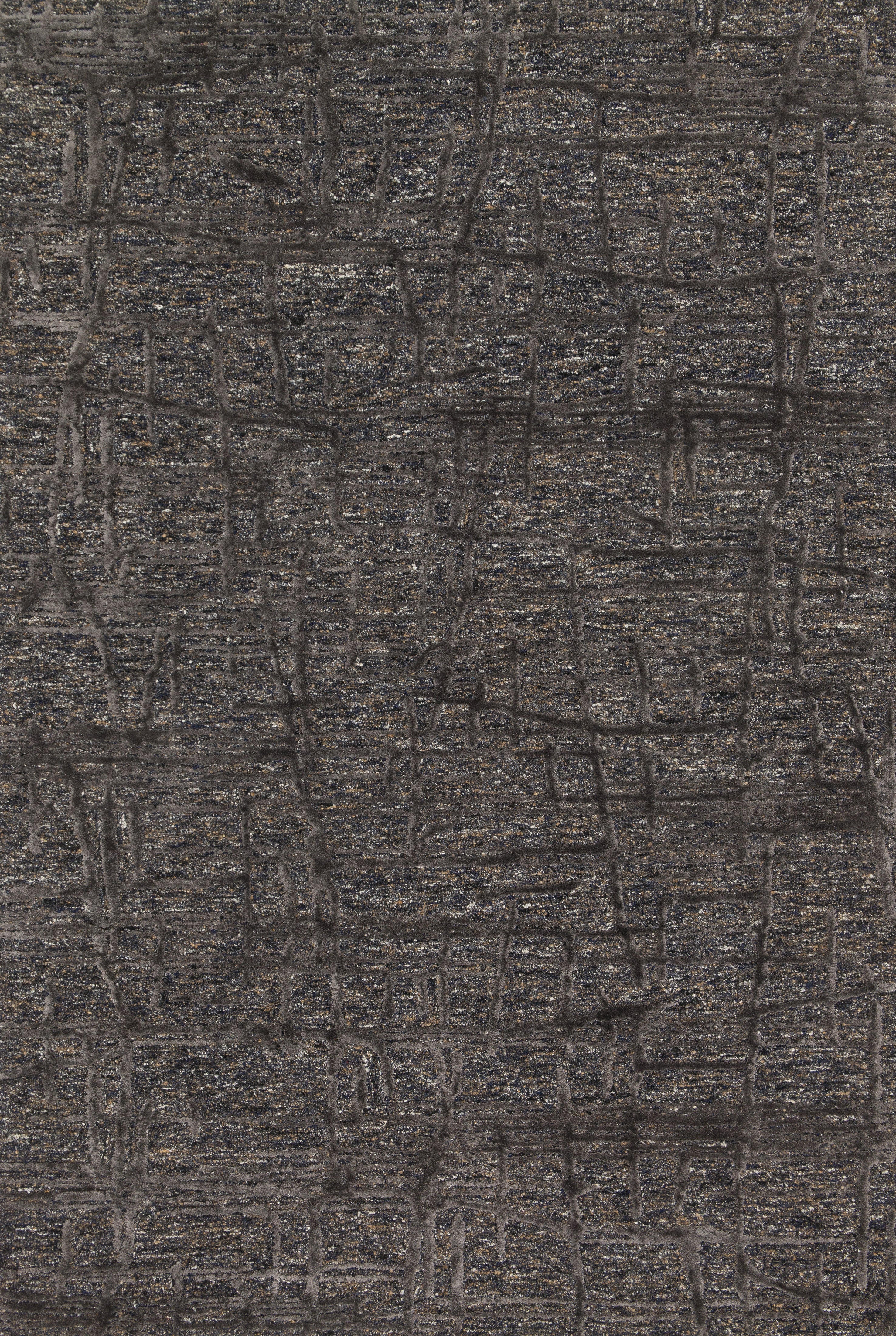 Loloi Rugs Juneau Collection Rug in Charcoal, Charcoal - 5' x 7'6