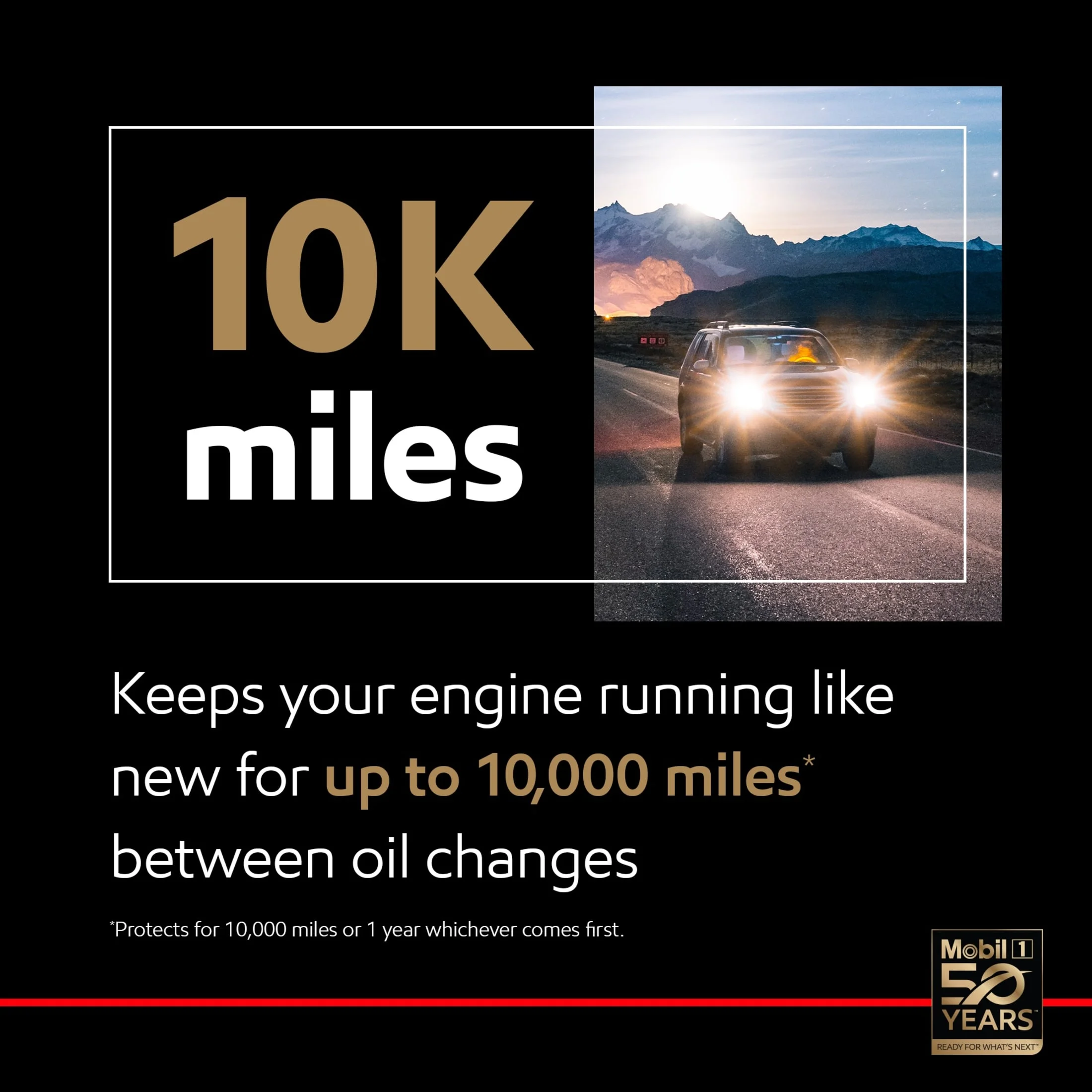 Mobil 1 High Mileage Full Synthetic Motor Oil 0W-20, 1 Quart - Inhomebuy