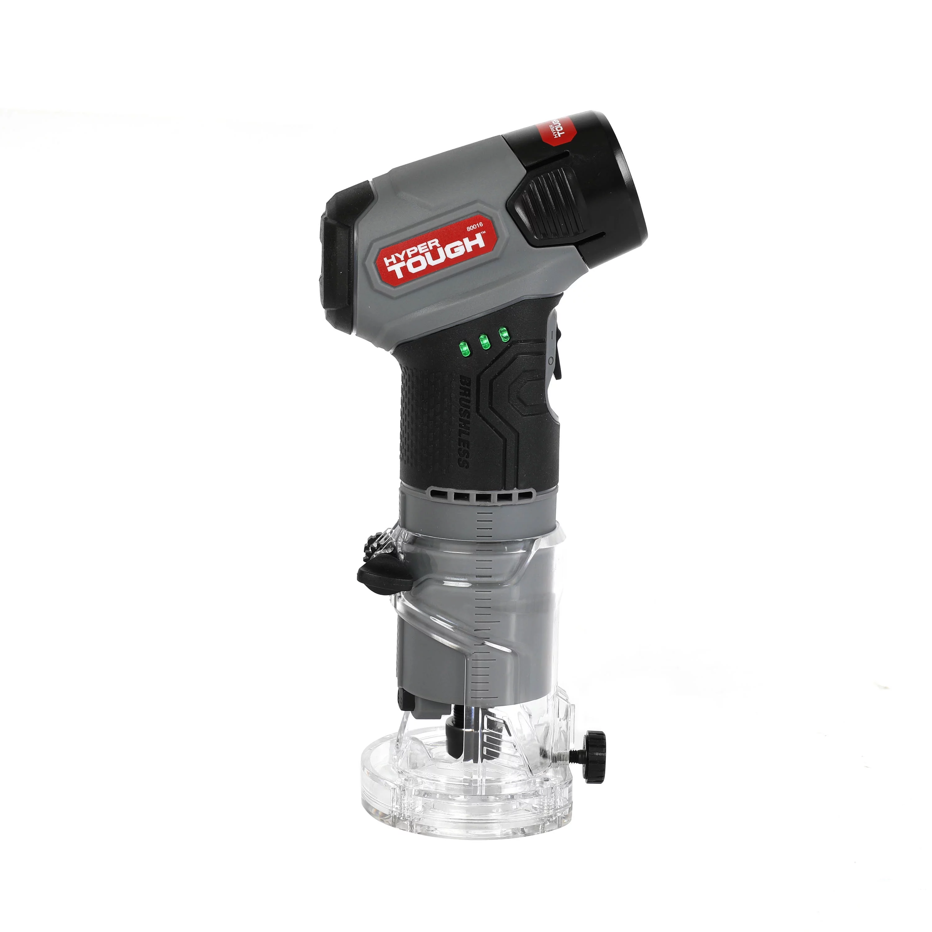Hyper Tough 12V Max Lithium-Ion Brushless Palm Edge Router with 1.5Ah Battery and Charger, 80016 - Inhomebuy