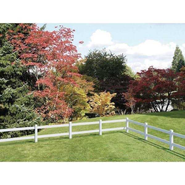 Outdoor Essentials 5 in. x 5 in. White Vinyl Pyramid Fence Post Cap - Inhomebuy