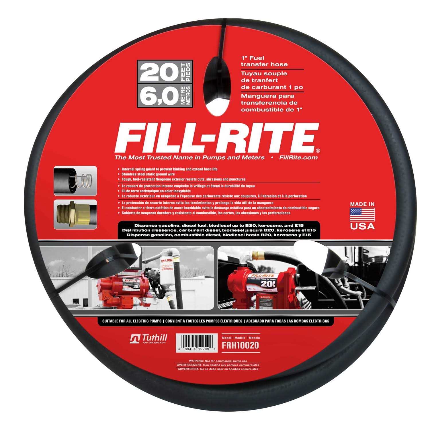 Fill-Rite Fuel Transfer Hose FRH07520 - Inhomebuy